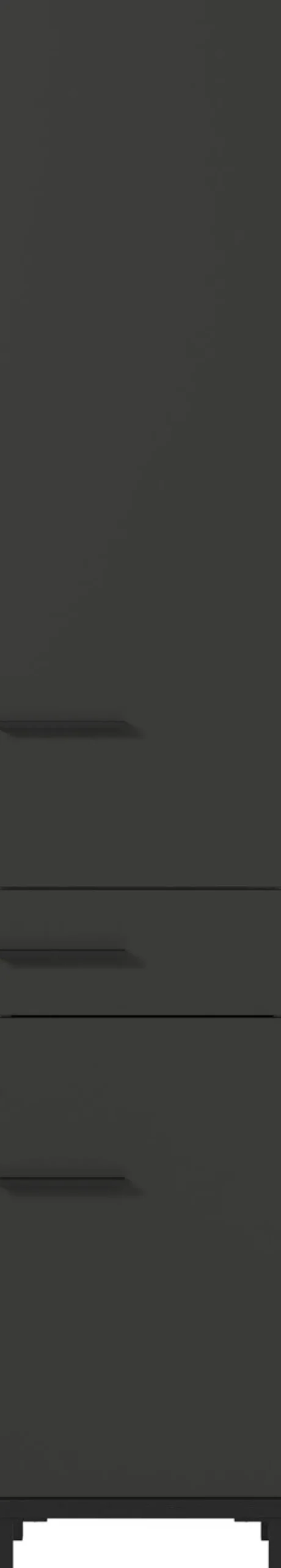 Hochschrank YONKERS 34 x 190 cm Graphit/ Navarra Eiche