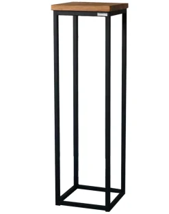 holz4home Blumenständer 21 x 70 cm Eiche natur geölt