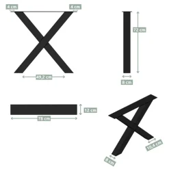 holz4home Esstisch 180 x 85 cm Eiche massiv mit Baumkante