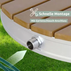holz4home Gartendusche FLOOR 71 cm WPC