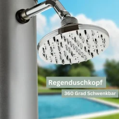 holz4home Gartendusche SOLAR 38 Liter