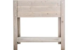 holz4home Hochbeet 80 x 37 cm grauweiß