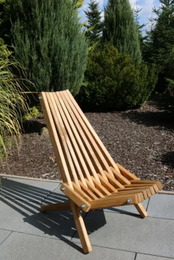 holz4home Outdoor Loungestuhl SKANDI naturfarbig