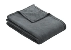IBENA Wohndecke OLBIA 150 x 200 cm anthrazit