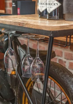 INTERhome Bar RIDE 187 x 83 cm goldfarbig/schwarz