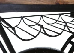 INTERhome Bar RIDE 187 x 83 cm goldfarbig/schwarz