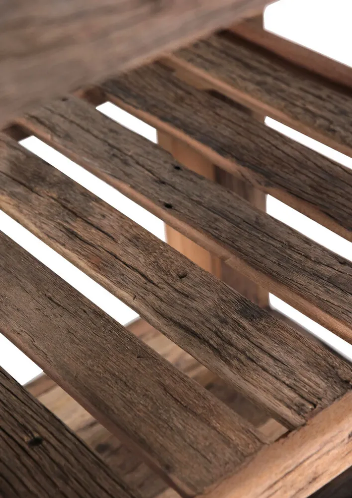 INTERhome Beistelltisch COCINA weiß/ braun