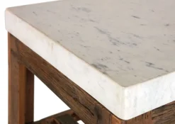 INTERhome Beistelltisch COCINA weiß/ braun