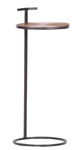 INTERhome Beistelltisch MIX&MATCH 26 x 64 cm messingfarbig/ schwarz