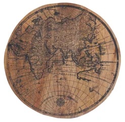 INTERhome Beistelltisch rund OAKLAND 48 cm Mangoholz massiv natur