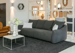 INTERhome Beistelltisch TERRAZZO 33 x 40 cm grau/ schwarz