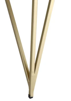 INTERhome Couchtisch LEVI 120 x 60 cm schwarz/ messingfarbig