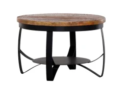 INTERhome Couchtisch SIESTA 60 x 60 cm Mango massiv