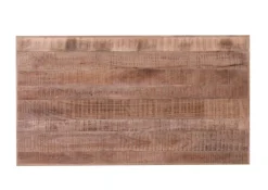 INTERhome Esstisch ALTEA 160 x 90 cm Mango massiv natur sägerau lackiert