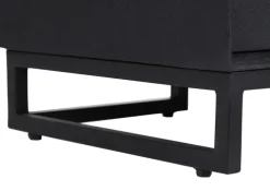 INTERhome Kommode AGGLO 85 x 80 cm Akazie massiv schwarz gebeizt und lackiert