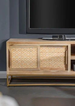 INTERhome Lowboard BAHAR 130 x 55 cm Mango natur