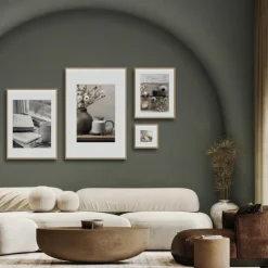 INTERTRADING Bilderrahmen NORDIC 13 x 18 cm Holz Braun/Eiche