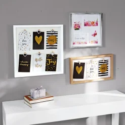 INTERTRADING Collage Bilderrahmen BORNHOLM 24 x 43 cm Holz weiß