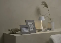 JOOP! Bilderrahmen CORNFLOWER Textil 18 x 22 x 1,5 cm grau-weiß