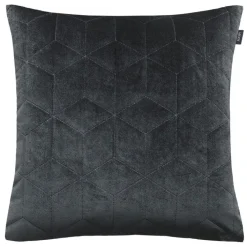 JOOP! Kissenhülle J-VELVETY 45 x 45 cm schwarz/grau