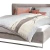 JOOP! Polsterbett BEDSYSTEM 180 x 200 cm grau/ beige