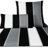 JOOP! Satin-Bettwäsche LINES 135 x 200 cm schwarz/weiß