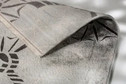 JOOP! Teppich CORNFLOWER DOUBLE 140 x 200 cm silberfarbig