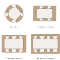 JOOP! Webteppich FADED CORNFLOWER 200 x 300 cm creme