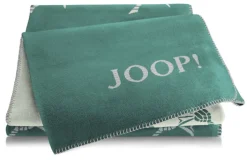JOOP! Wohndecke FADED CF 150 x 200 cm grün/hellgrau