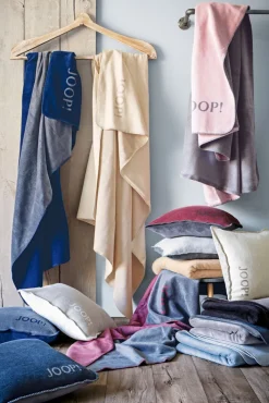 JOOP! Wohndecke UNI DOUBLEFACE 150 x 200 cm ecru/feder