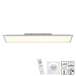 JUST LIGHT LED Deckenlampe FLAT 25 x 100 cm weiß