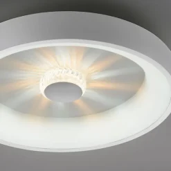 JUST LIGHT LED Deckenlampe VERTIGO 46 cm weiß