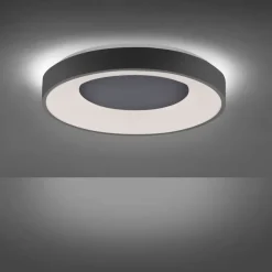 JUST LIGHT LED Deckenlampe ANIKA 50 cm anthrazit