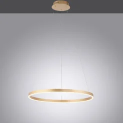 JUST LIGHT LED Pendelleuchte RITUS 58 cm messingfarbig