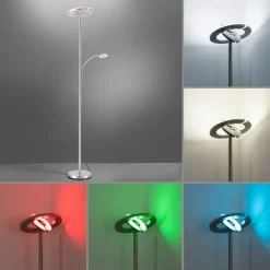 JUST LIGHT LED Stehlampe mit Leselampe LOLAsmart-ROCCO