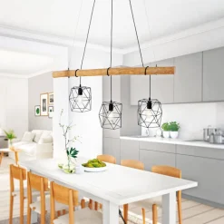 JUST LIGHT Retrofit Pendellampe EDGAR 3-flg