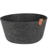 JUSTINUS Filzkorb LIFE STYLE 24 cm rund Anthrazit