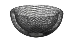 JUSTINUS Obstkorb 29,5 cm schwarz