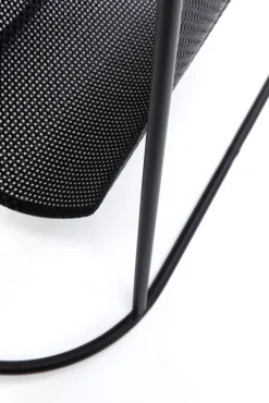 KARE DESIGN Beistelltisch MESH 54 x 54 x 25 cm Stahl/Glas schwarz