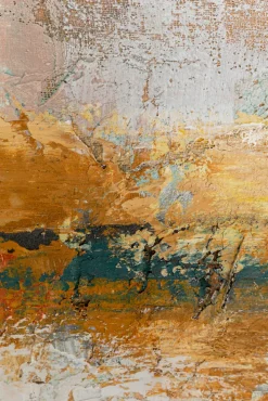 KARE DESIGN Bild gerahmt 120 x 120 cm goldfarbig