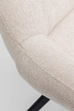 KARE DESIGN Drehstuhl BARON creme