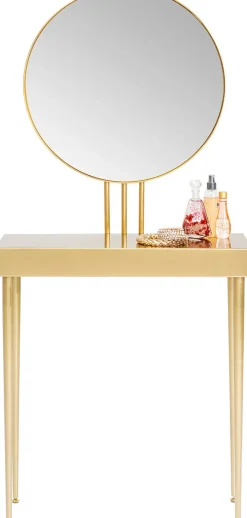 KARE DESIGN Konsole mit Spiegel CURVE ART goldfarbig