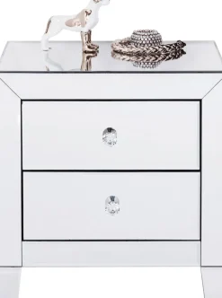 KARE DESIGN Nachtkonsole LUXURY 49 x 50 cm verspiegelt