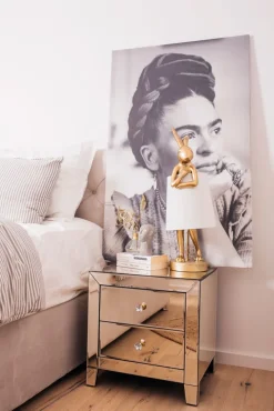 KARE DESIGN Nachtkonsole LUXURY 49 x 50 cm verspiegelt