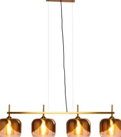 KARE DESIGN Retrofit Hängelampe GLOBLET QUATTRO goldfarbig