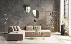 KARE DESIGN Retrofit Stehlampe AL CAPONE TRE 176 cm goldfarbig