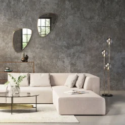 KARE DESIGN Retrofit Stehlampe AL CAPONE TRE 176 cm goldfarbig