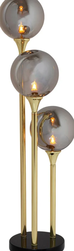 KARE DESIGN Retrofit Stehlampe AL CAPONE TRE 82 cm goldfarbig