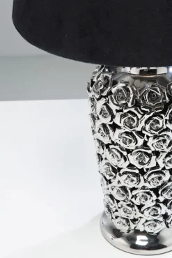 KARE DESIGN Retrofit Tischlampe ROSE MULTI schwarz /silberfarbig