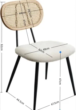 KARE DESIGN Stuhl ROSALI creme